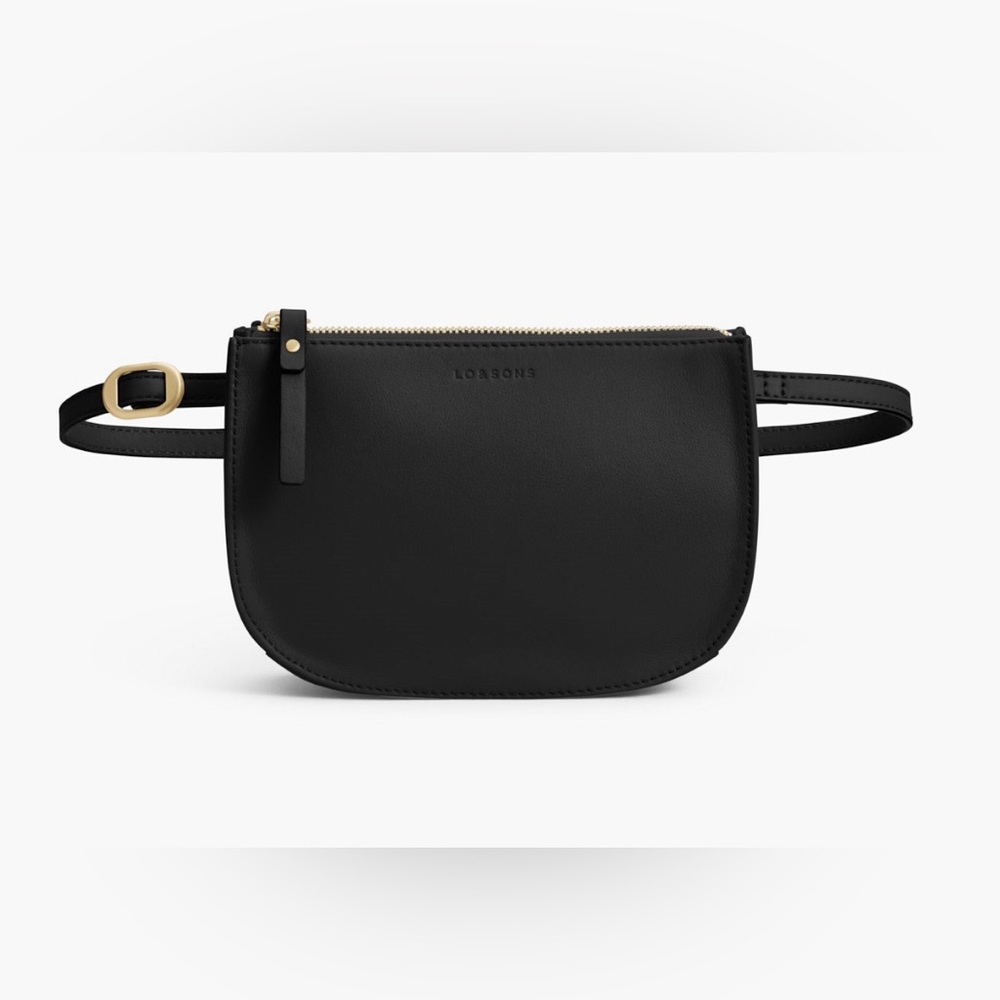 Lo and Sons Waverly 2 - Black with Gold Hardware - Size Small